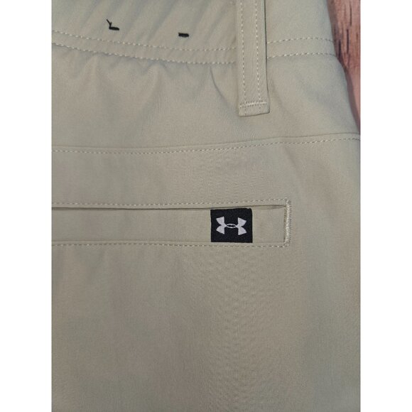 Under Armour Mens Khaki Athletic Golf Pants 30x32 Stretch Fit - Picture 6 of 9